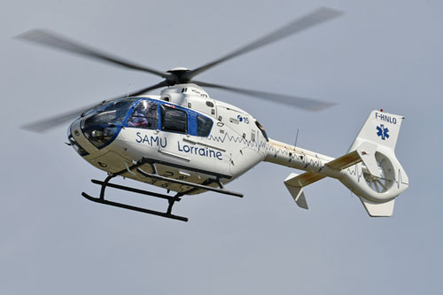 Hélicoptère EC135 F-HNLO du SAMU Lorraine