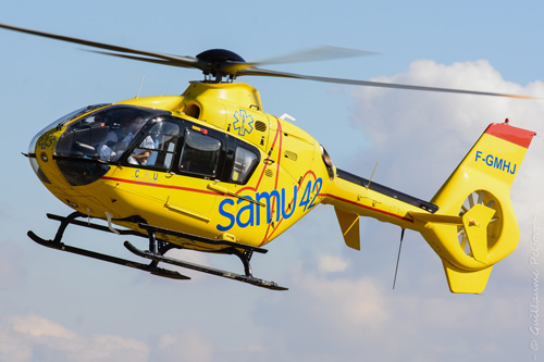 Hélicoptère EC135 F-GMHJ du SAMU 42