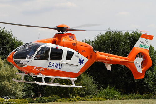 Hélicoptère EC135 F-GYRH du SAMU 61