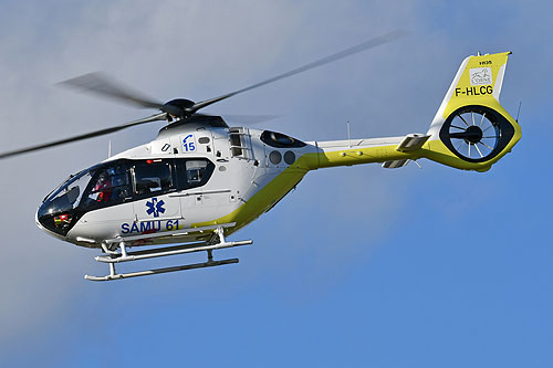 Hélicoptère H135 / EC135 T3 F-HLCG du SAMU 61