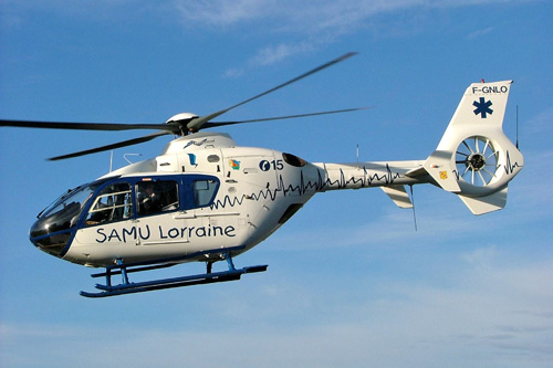 Hélicoptère EC135 F-GNLO du SAMU Lorraine