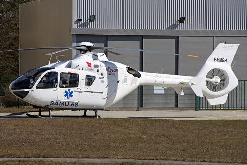 Hélicoptère EC135 F-HMBH du SAMU 68