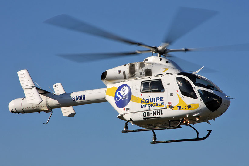 Hélicoptère MD902 Explorer OO-NHL du SAMU 59