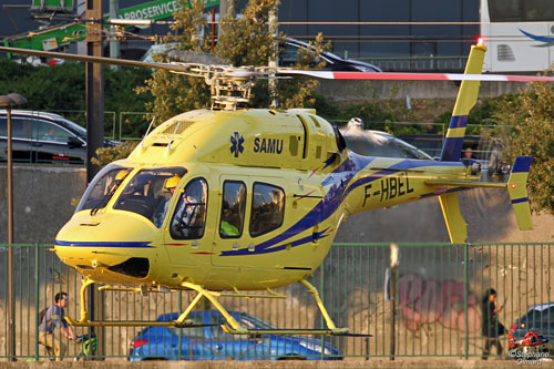 Hélicoptère Bell 429 F-HBEK du SAMU 34