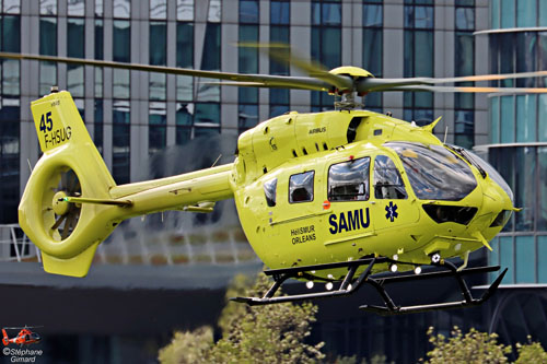 Hélicoptère H145 F-HSUG SAMU 45 Orléans