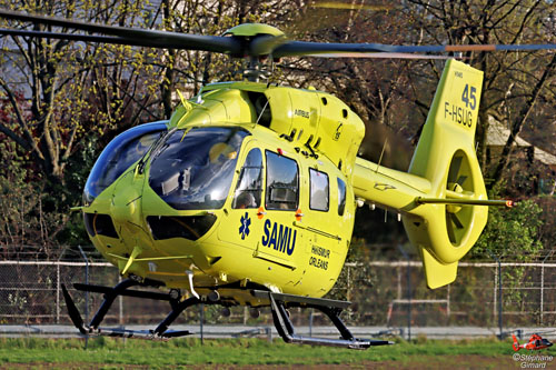 Hélicoptère H145 F-HSUG SAMU 45 Orléans
