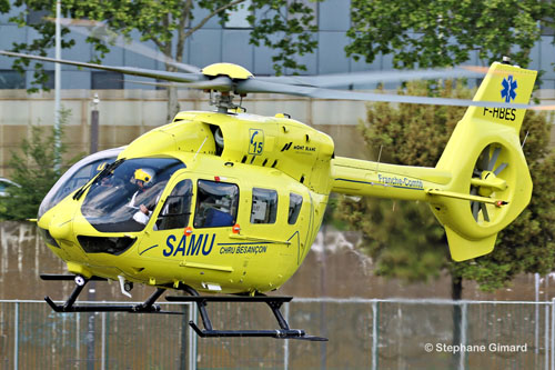 Hélicoptère H145 F-HBES du SAMU 25