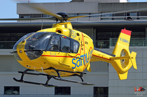 Hélicoptère EC135 F-GMHJ du SAMU 42