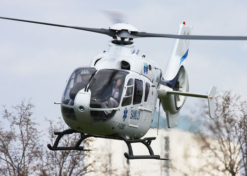 Hélicoptère EC135 F-HLCA du SAMU d'Ile de France