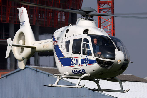 Hélicoptère EC135 F-GMHC du SAMU 51