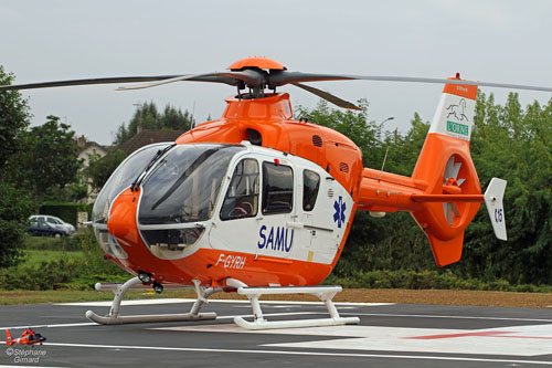 Hélicoptère EC135 F-GYRH du SAMU 61