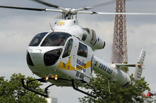 Hélicoptère MD902 Explorer OO-NHL du SAMU 59