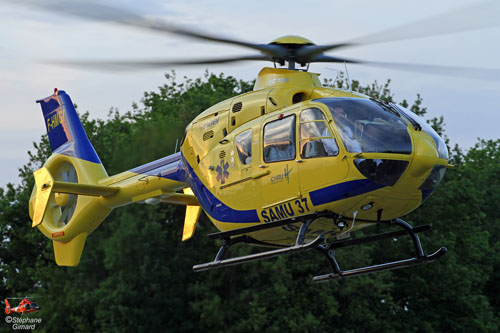 Hélicoptère EC135 F-GMHI du SAMU 37