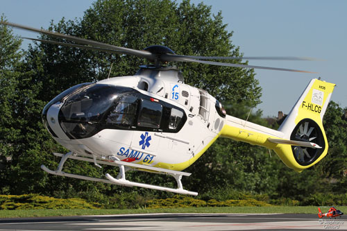 Hélicoptère H135 / EC135 T3 F-HLCG du SAMU 61