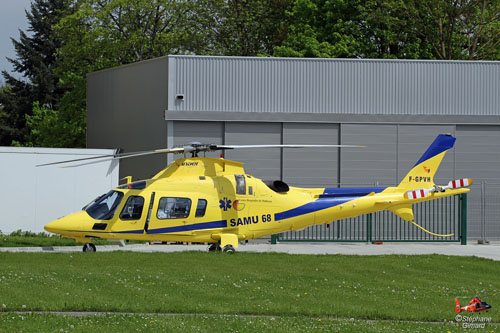 Hélicoptère AW109 F-GPVH du SAMU 68