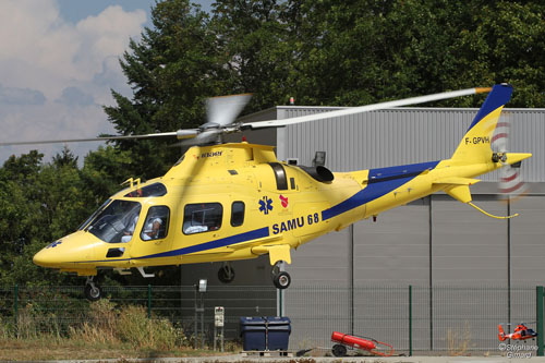 Hélicoptère AW109 F-GPVH du SAMU 68