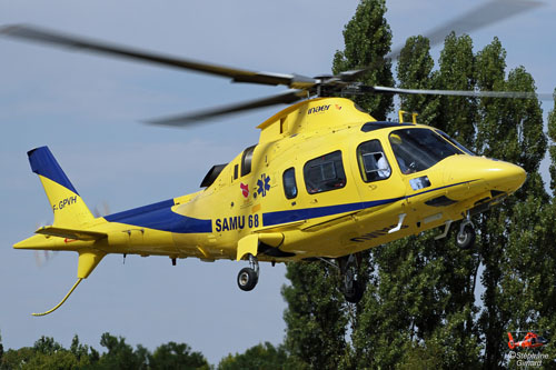 Hélicoptère AW109 F-GPVH du SAMU 68