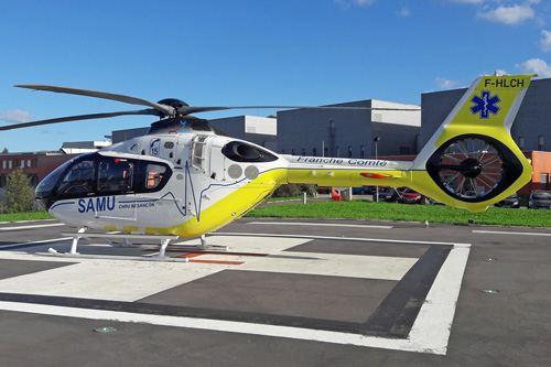 Hélicoptère H135 / EC135 T3 F-HLCH du SAMU 25