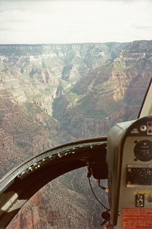 Survol du Grand Canyon en hélicoptère