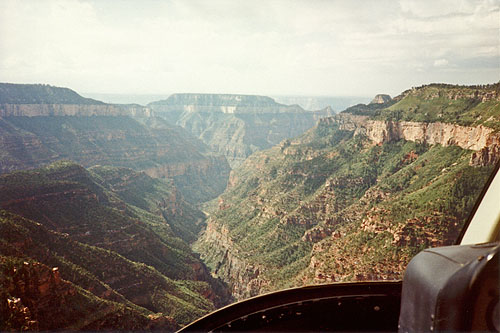 Survol du Grand Canyon en hélicoptère