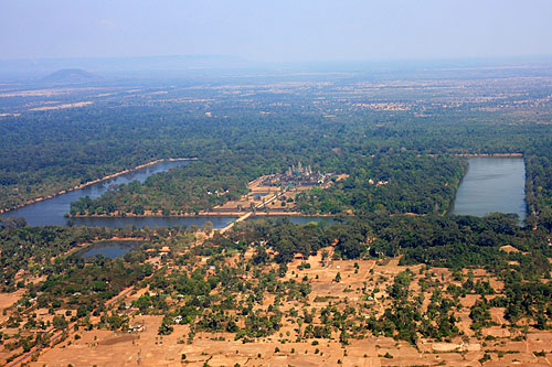 Survol d'Angkor en hélicoptère