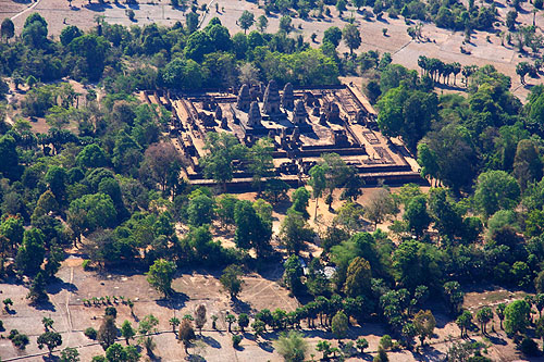 Survol d'Angkor en hélicoptère