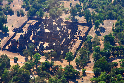 Survol d'Angkor en hélicoptère