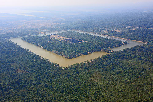 Survol d'Angkor en hélicoptère