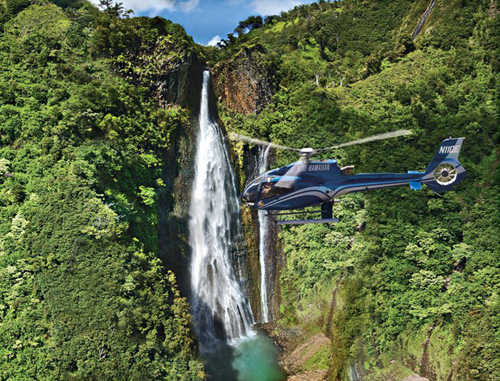 Kauai, Manawaiopuna Falls (Jurassic Park Falls)