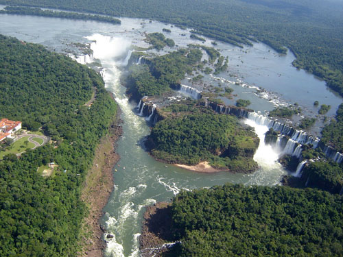 Chutes d'Ignacu en hélicoptère