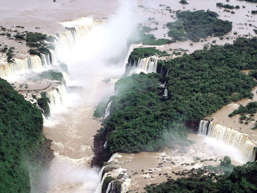 Chutes d'Ignacu en hélicoptère