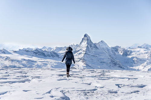 Vol en hélicoptère vers le Matterhorn