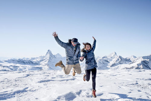 Vol en hélicoptère vers le Matterhorn