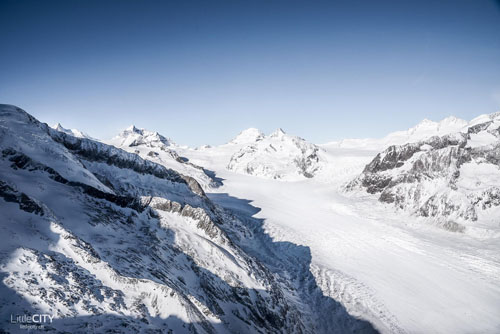 Vol en hélicoptère vers le Matterhorn