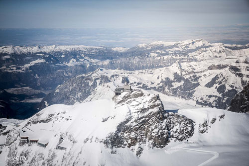 Vol en hélicoptère vers le Matterhorn