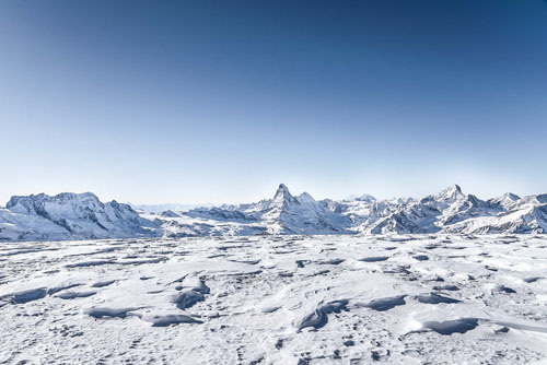 Vol en hélicoptère vers le Matterhorn