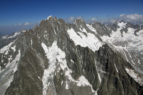 L'aiguille verte (altitude 4122 m)