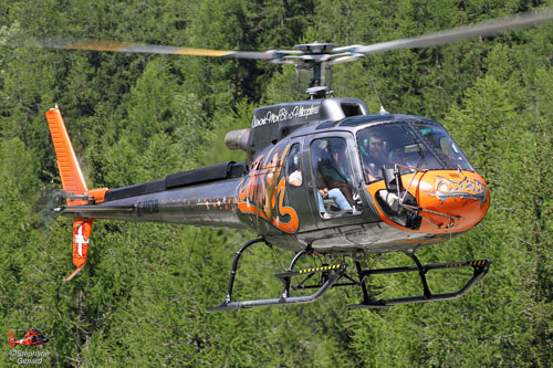 Hélicoptère AS350 B3 Ecureuil F-HESB de Chamonix Mont-Blanc Hélicoptères (CMBH)