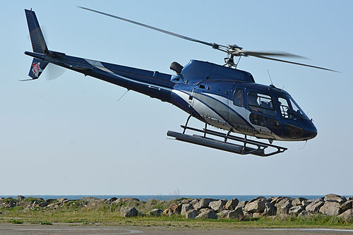 Hélicoptère AS350 B2 Ecureuil F-GTRD d'OYA Vendée Hélicoptères