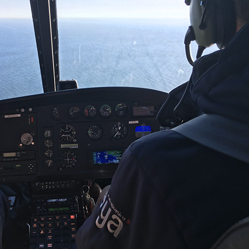 Hélicoptère AS350 B2 Ecureuil F-GTRD d'OYA Vendée Hélicoptères