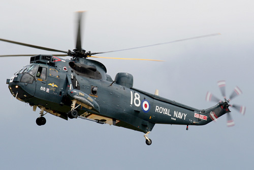 Hélicoptère Seaking de la Royal Navy