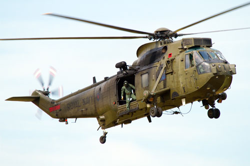 Hélicoptère Seaking Mk4 de la Royal Navy