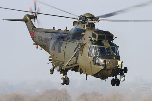 Hélicoptère Seaking Mk4 de la Royal Navy