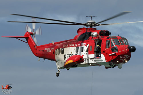 Hélicoptère Seaking, Coastguard, Irlande