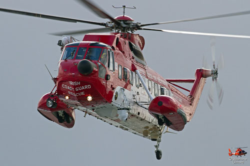 Hélicoptère Seaking, Coastguard, Irlande