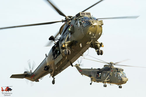 Hélicoptère Seaking Mk4 de la Royal Navy