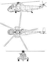 Hélicoptère S61 Seaking