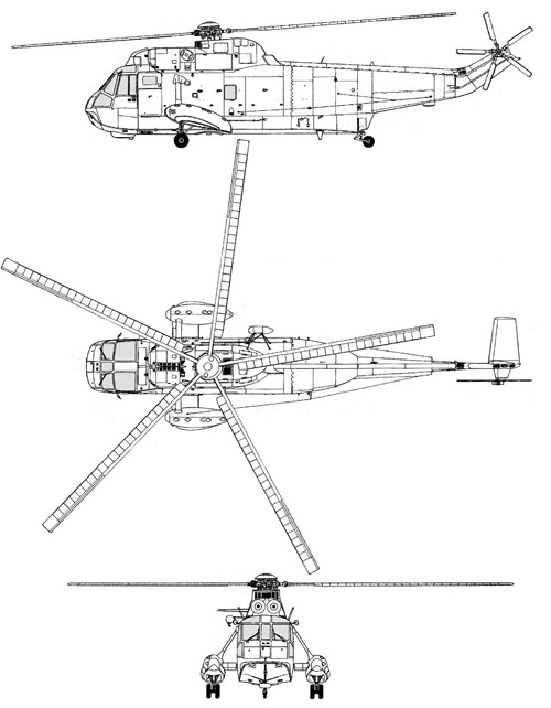 Hélicoptère S61 Seaking