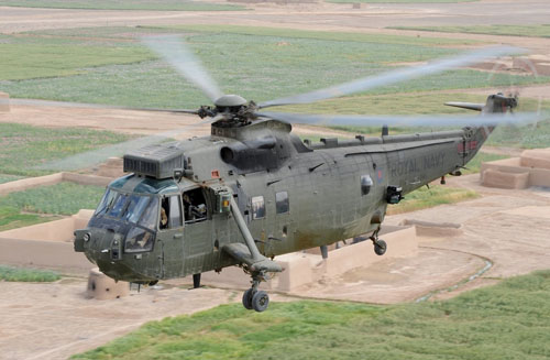 Hélicoptère Seaking Mk4 de la Royal Navy