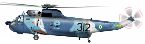 Hélicoptère S61 Seaking, Iran 